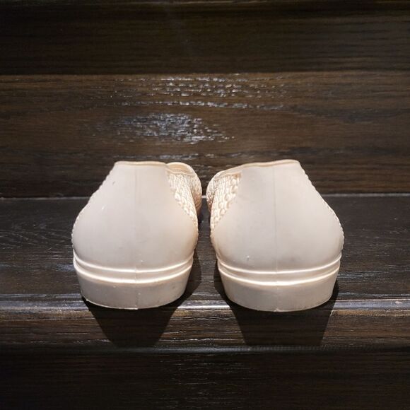 Vintage Y2K White Ribbon Pattern Shoes Size:5 US - Picture 4 of 6